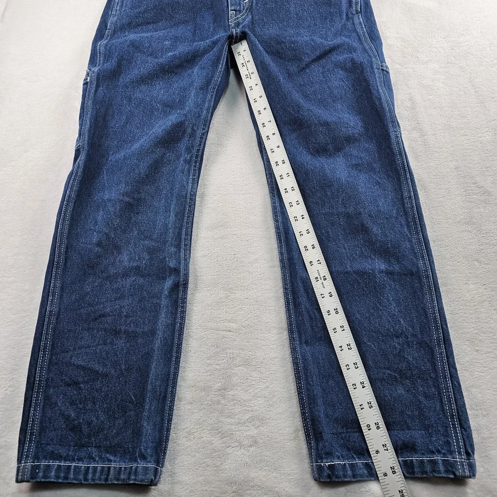 Levi's Denim Bib Overalls Carpenter Workwear Dungarees Pockets Adult Small Work